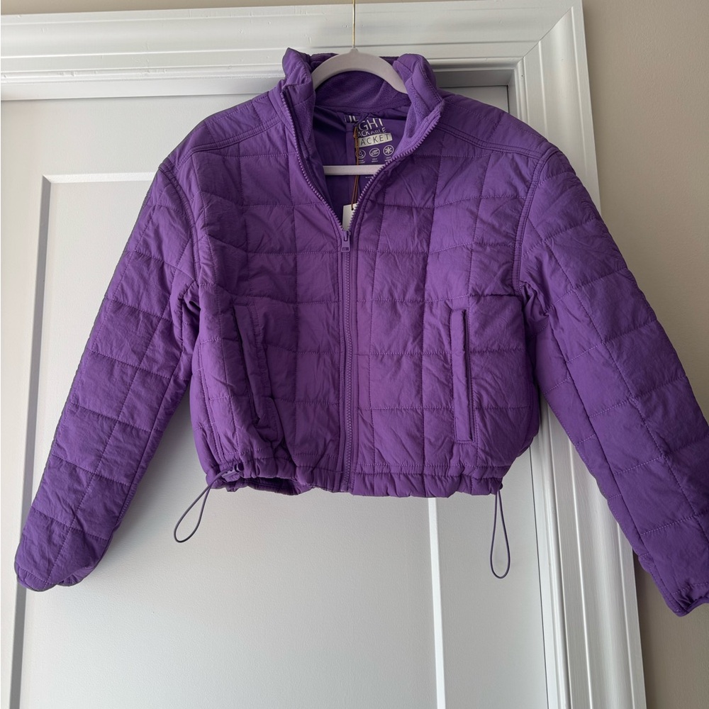 Love Tree junior’s Puffer Jacket in Purple